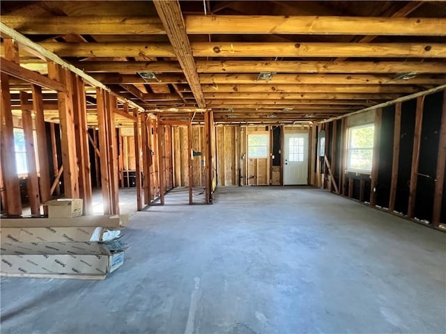 miscellaneous room featuring concrete floors