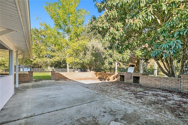 view of patio / terrace with area for grilling