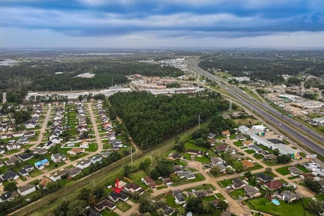 1210 Montgomery Blvd, Slidell, LA 70461 - aerial view of property's location with a major roadway and nearby suburban area