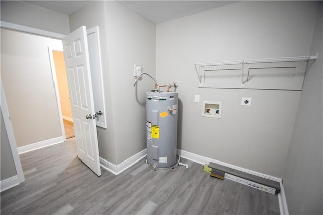 utilities featuring electric water heater