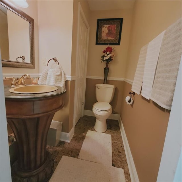 bathroom with toilet