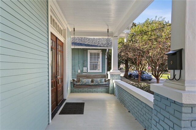 view of patio / terrace featuring a porch