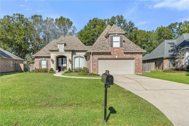 view of front of house with a front yard