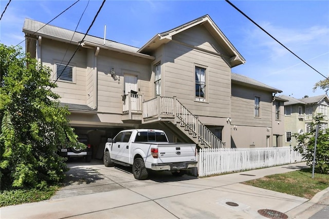 view of front of home