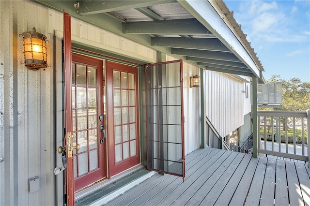 view of entrance to property