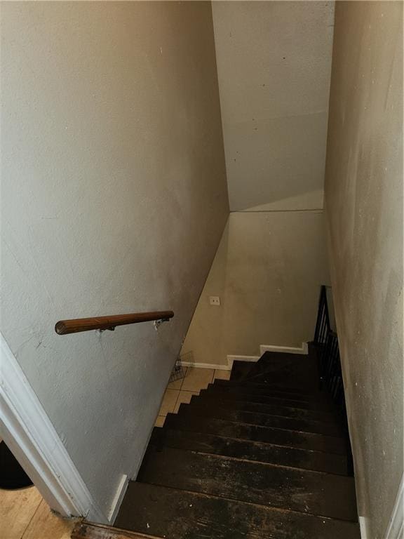 view of stairs