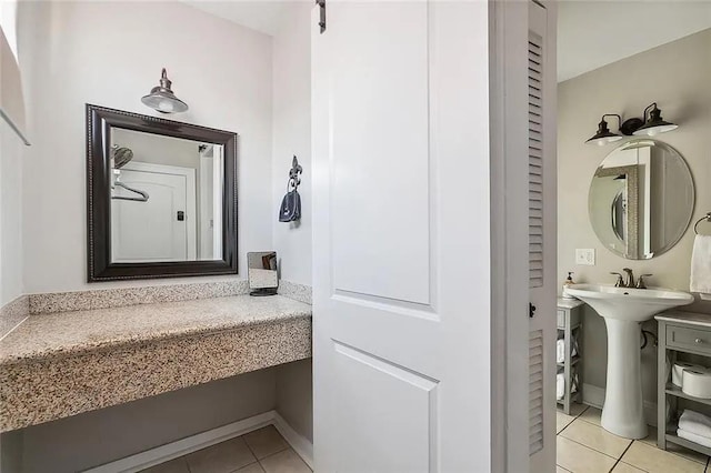 bathroom featuring tile patterned floors