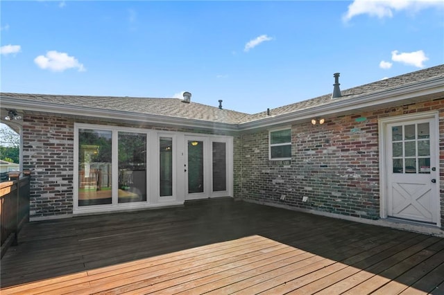 136 Rebel Ave, River Ridge, LA 70123 - wooden deck featuring french doors