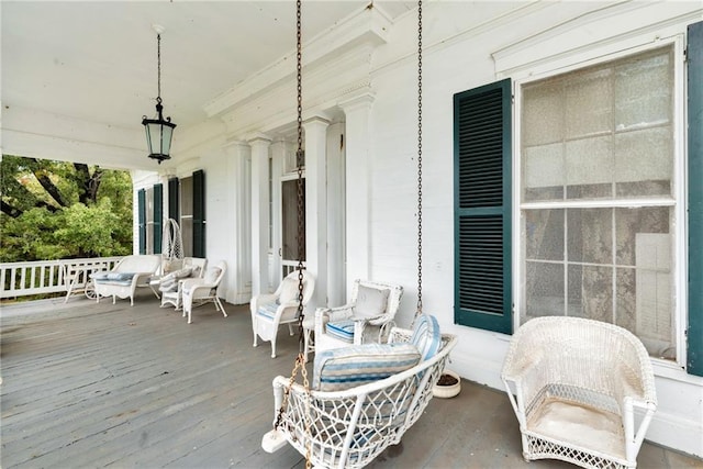 2513 Red Lick Rd, Lorman, MS 39096 - view of wooden deck