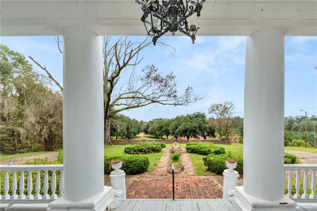 2513 Red Lick Rd, Lorman, MS 39096 - view of porch