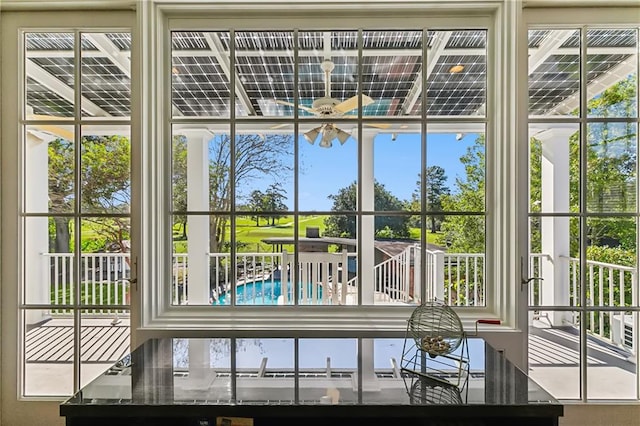 interior space featuring a healthy amount of sunlight