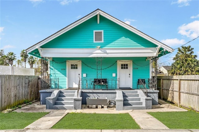 bungalow-style house featuring a porch