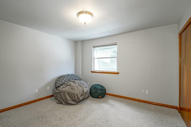 unfurnished room with carpet floors