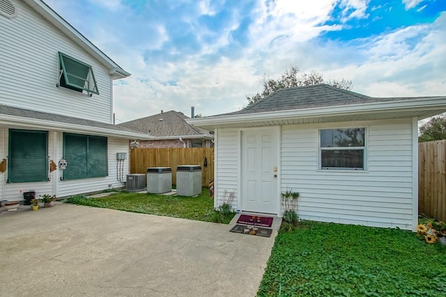 6300 W Metairie Ave, Metairie, LA 70003 - property entrance featuring a patio area and central air condition unit