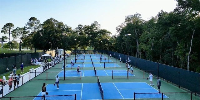 view of tennis court