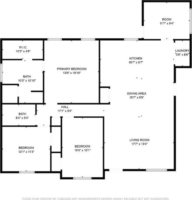 6128 Campus Blvd, New Orleans, LA 70126 - floor plan / room layout