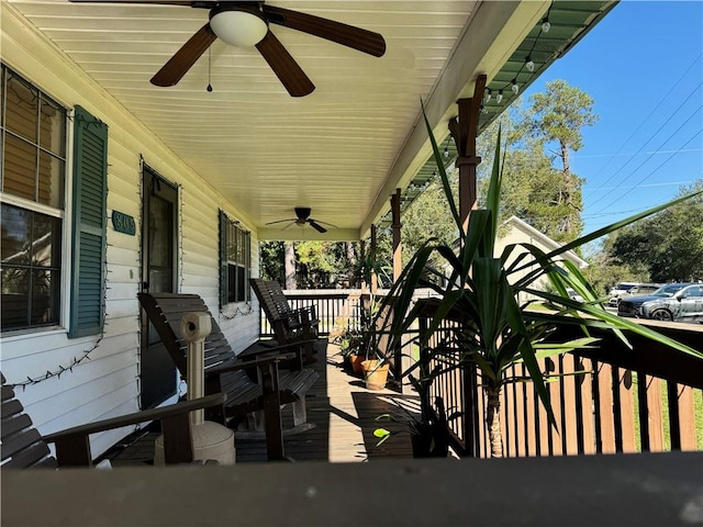 view of patio / terrace featuring covered porch