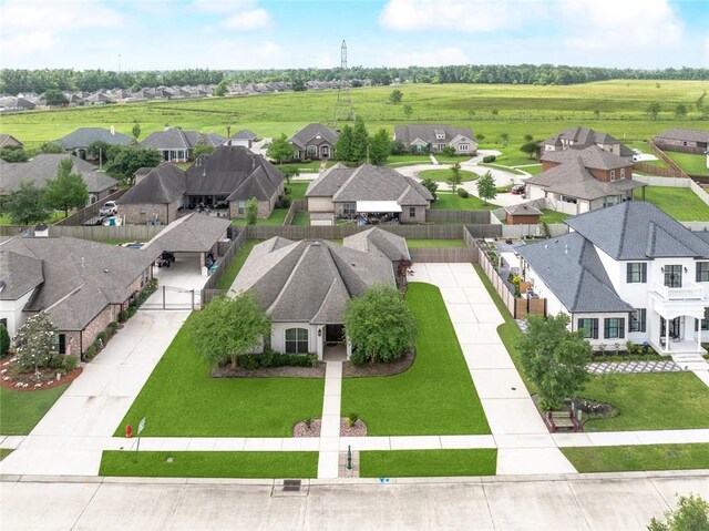 drone / aerial view featuring a residential view