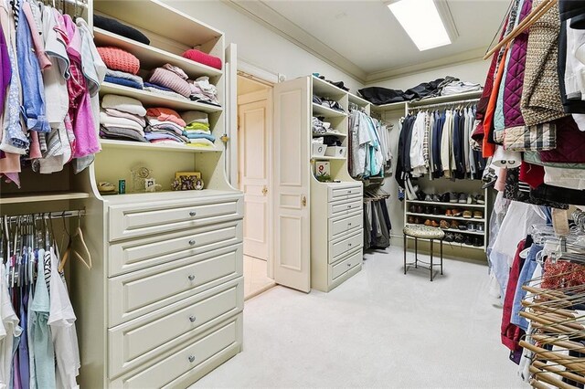 3832 Edenborn Ave, Metairie, LA 70002 - walk in closet featuring light colored carpet