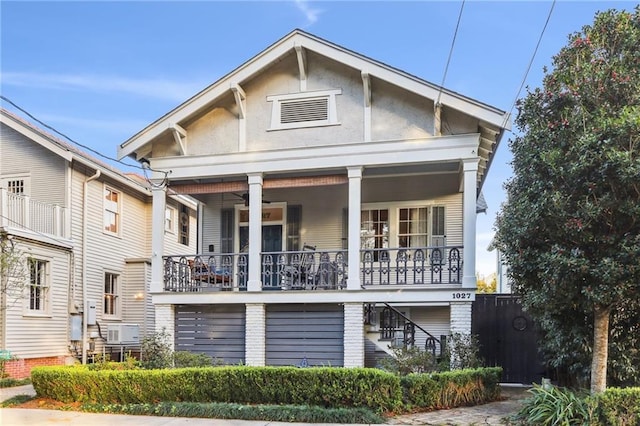 view of front of house with a porch