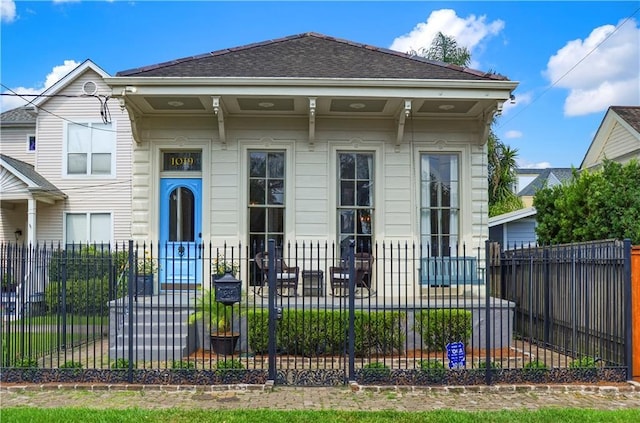 view of front of home