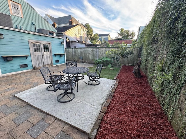 view of patio