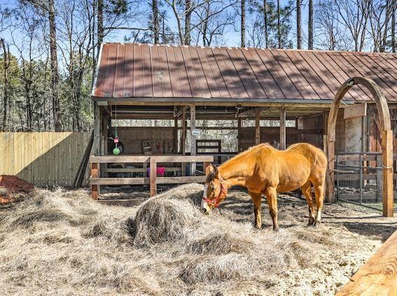 view of stable