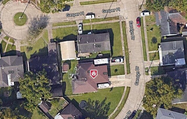 350 Carolyn Dr, Harahan, LA 70123 - aerial overview of property's location
