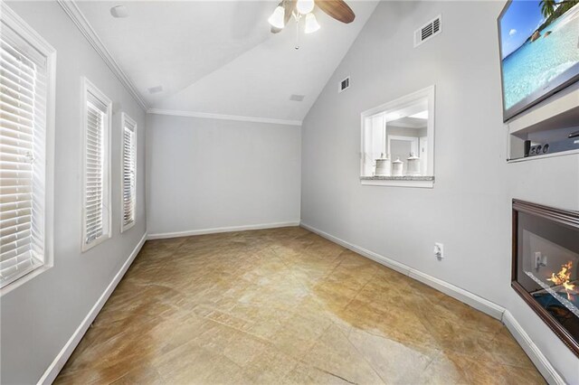 home office with dark hardwood / wood-style floors and ornamental molding