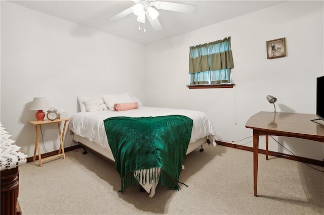 20 Cocodrie Ct, Kenner, LA 70065 - carpeted bedroom with baseboards and a ceiling fan