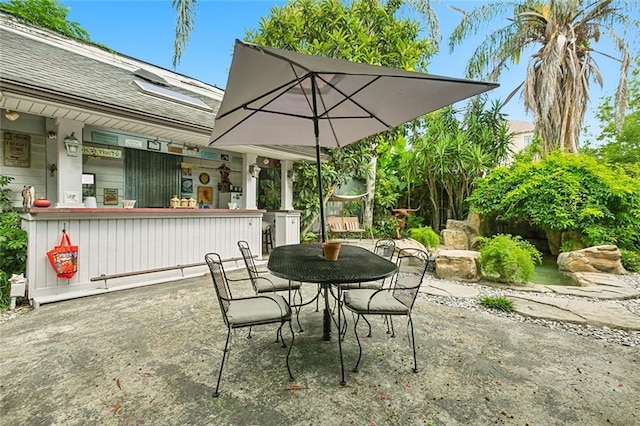 view of patio