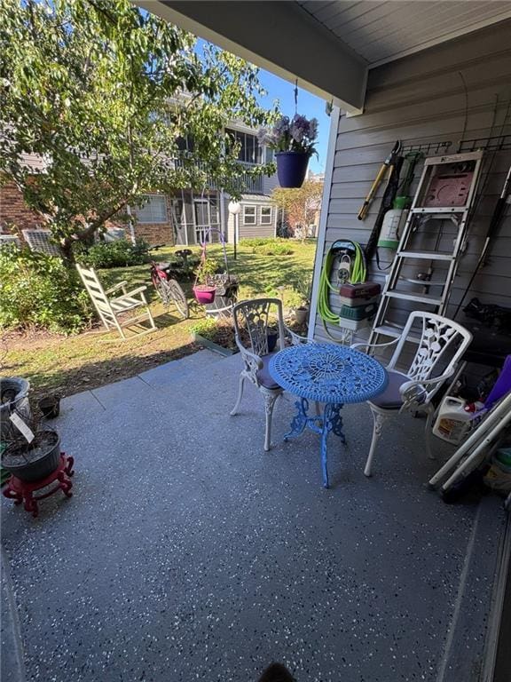 view of patio