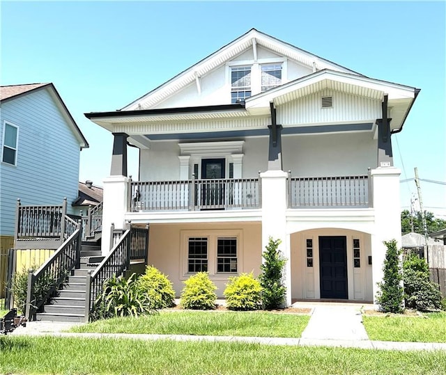 view of front of home featuring a porch