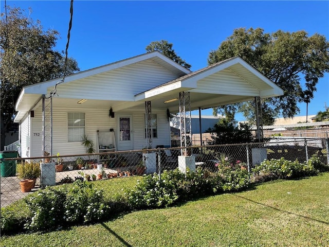 view of front of home with a porch