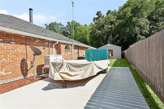 3 S Lake Ct, Violet, LA 70092 - view of patio with an outdoor structure