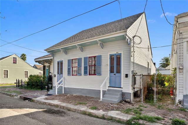 view of bungalow-style home