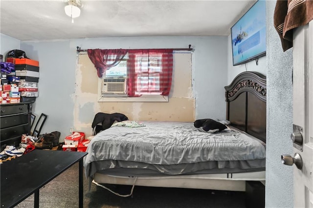 1910B Charbonnet St, New Orleans, LA 70117 - carpeted bedroom featuring cooling unit