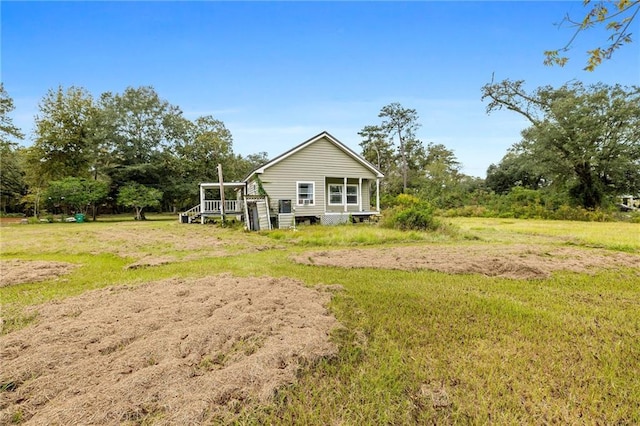 view of back of property