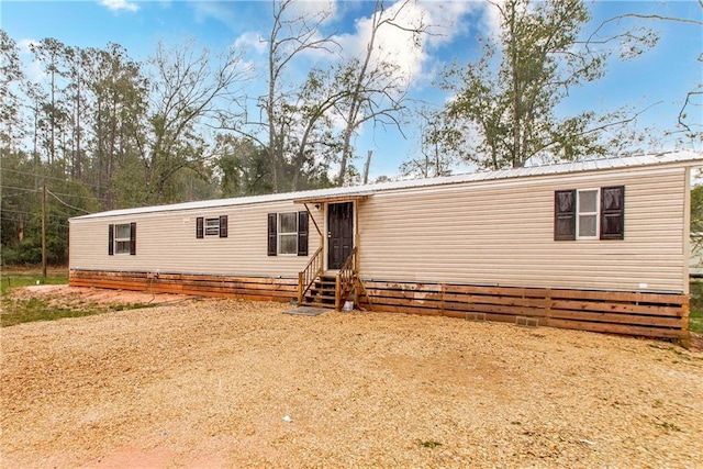 view of manufactured / mobile home