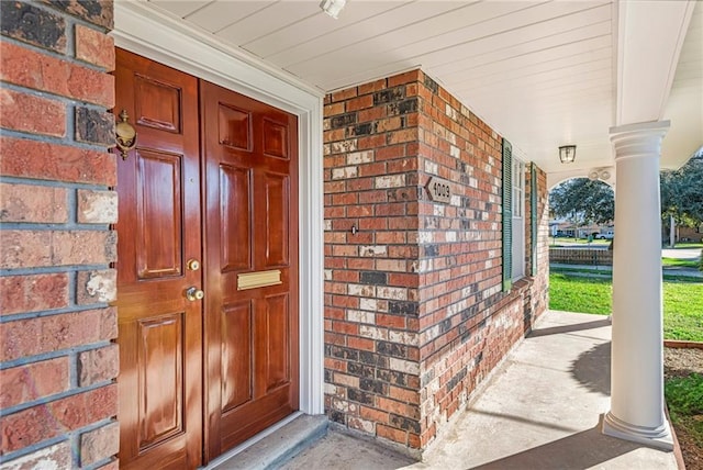 view of entrance to property