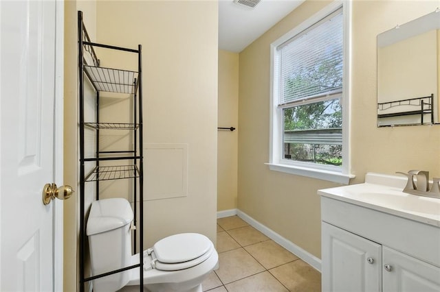 2466 Behrman Hwy, New Orleans, LA 70114 - bathroom featuring tile patterned flooring, vanity, and toilet