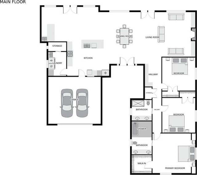 2914 Ridgeway Dr, Metairie, LA 70002 - view of room layout