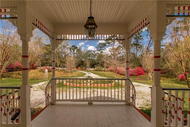15070 Bruhl Rd, Folsom, LA 70437 - view of patio / terrace featuring covered porch