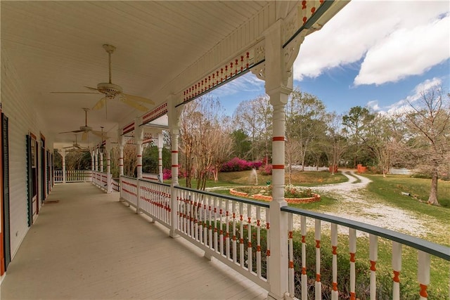 15070 Bruhl Rd, Folsom, LA 70437 - exterior space with a ceiling fan