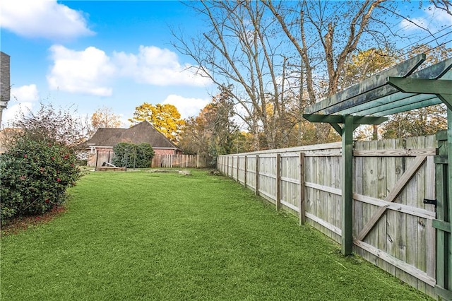 17198 Bridle Path, Hammond, LA 70403 - view of yard featuring a fenced backyard