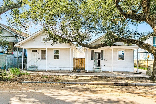 bungalow-style house with a porch