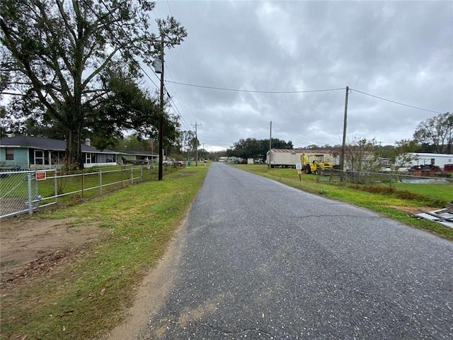 view of road