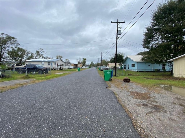 view of road