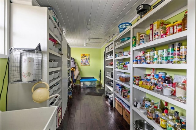 view of pantry