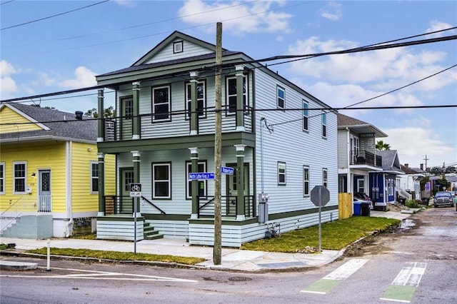 view of front of home